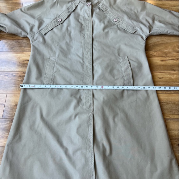 Via Veneto Italian -design Trench,cotton-blend Barn Coat Academic Office - Picture 7 of 9